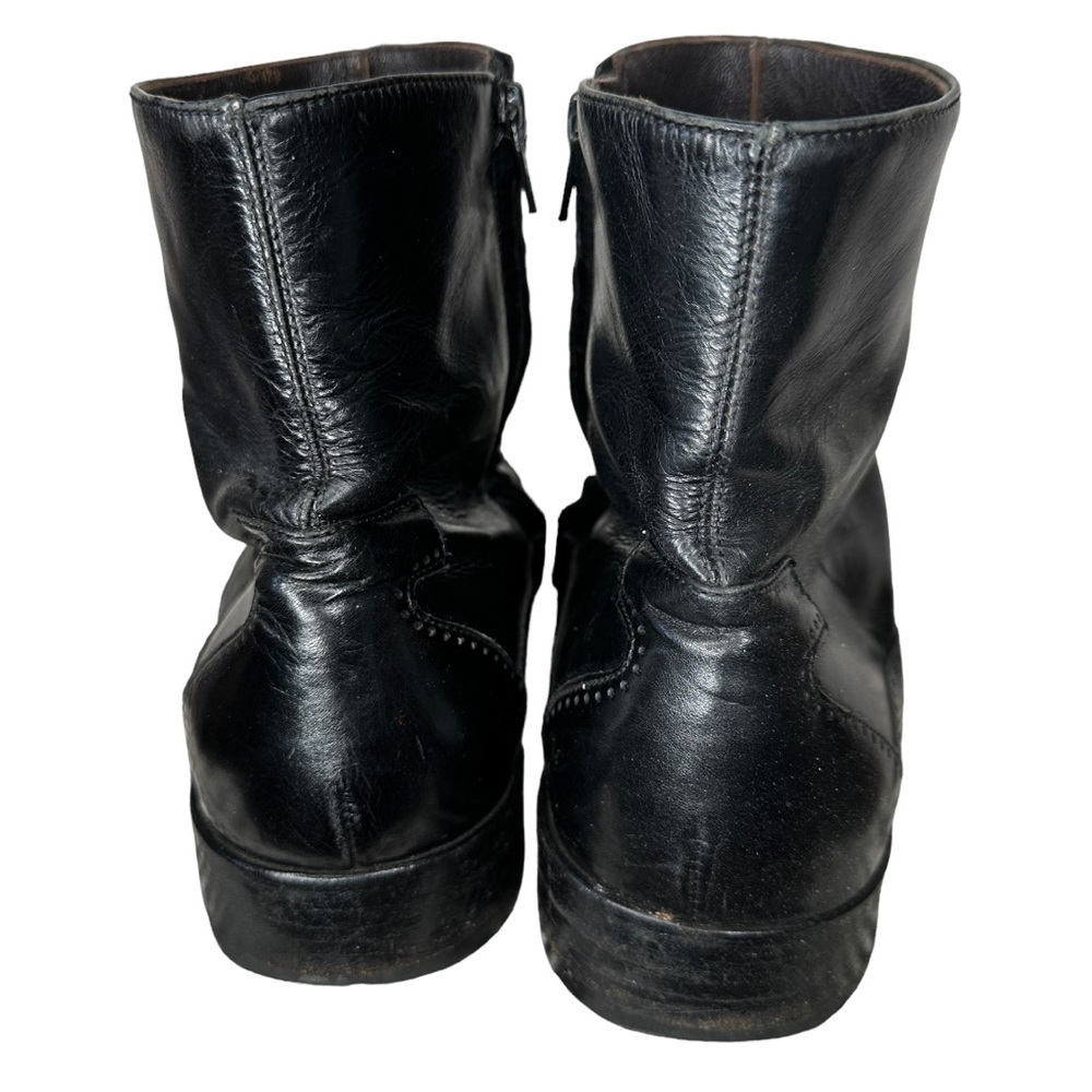 Taryn‎ Rose Black Leather Boots - Picture 5 of 8